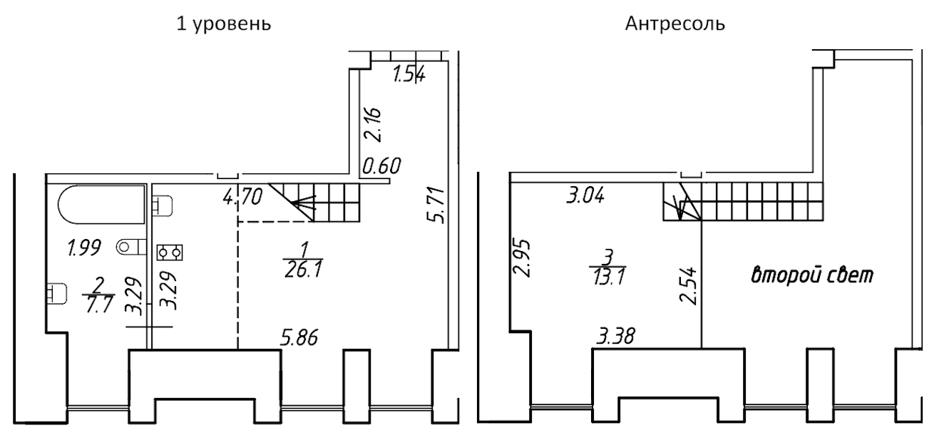 Квартира студия 46.9 м², 3/6 эт., ЖК «Serebro by Avenue-apart»